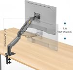 NB North Bayou Moniteur Mont,Fits 17-30" ou Moniteurs d'ordinateur plus gros(Within 19.8lbs), Support réglable avec fonction pivotante de rotation en Tilt, support de bureau F80
