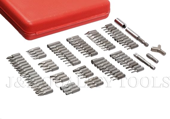 Vector Tools Security Bit Set, Chrome Vanadium Steel | 100-Piece Set