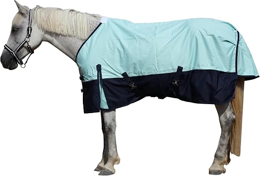 600D Horse Blanket, 0g No-Fill Waterproof Turnout Rain Sheet