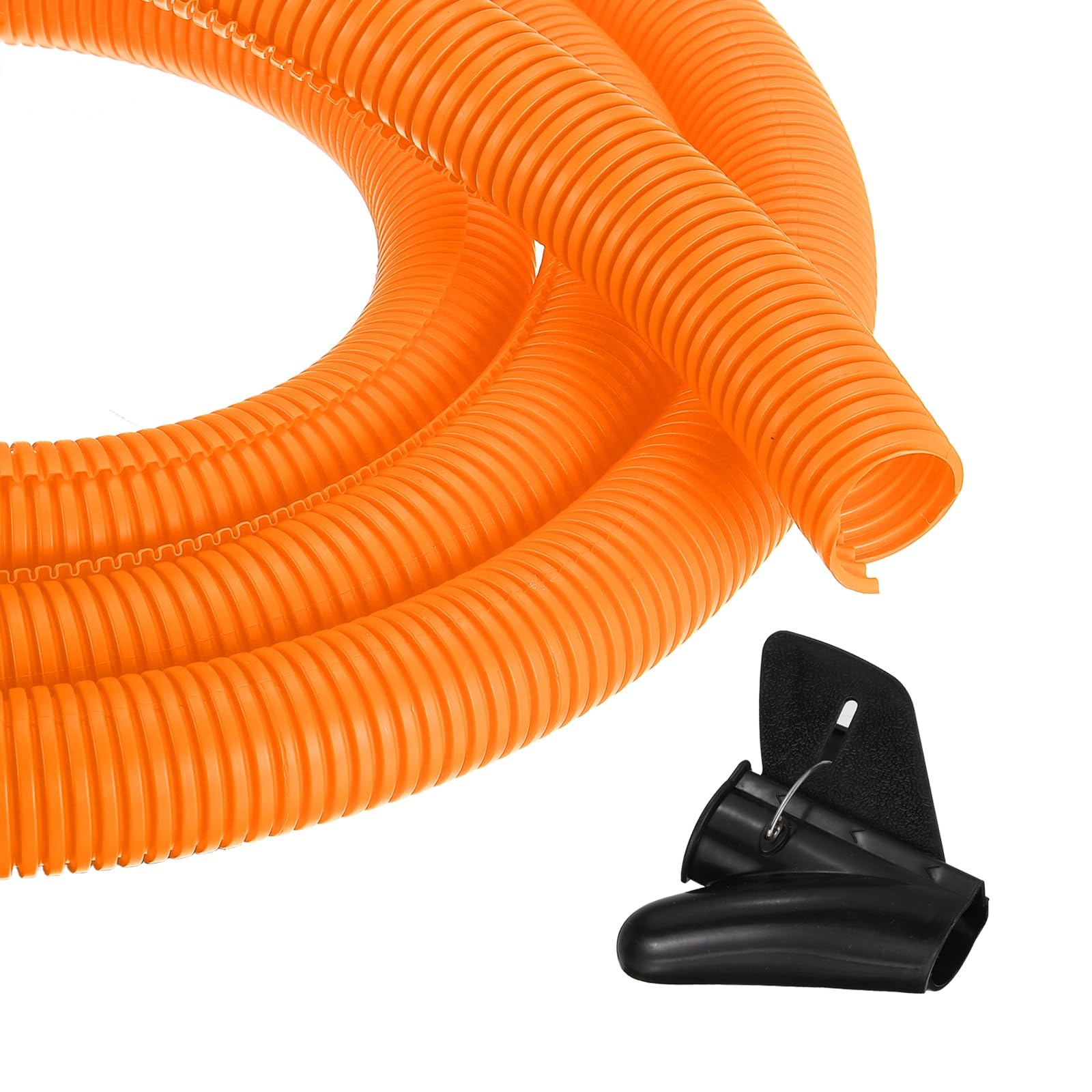 MECCANIXITY Gaine de protection flexible de 3,8 cm, 6,1 m, protecteur de cordons avec outil d'installation – Gaine de gestion des câbles pour le bureau, la maison, les câbles électriques et