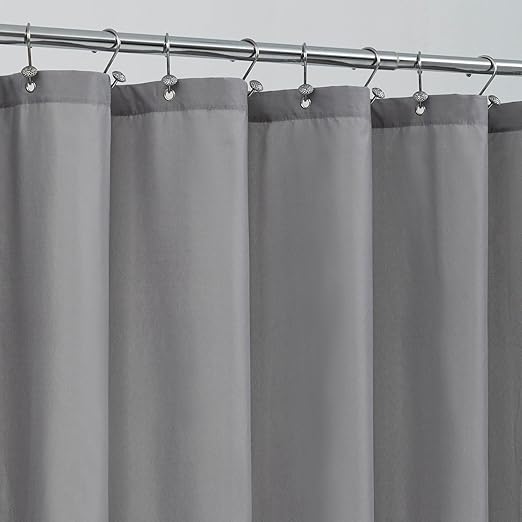ALYVIA SPRING Waterproof Fabric Shower Curtain Liner Soft