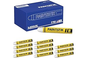 12-Pack White Tire Paint Markers - Waterproof, UV Resistant, Fade-Resistant