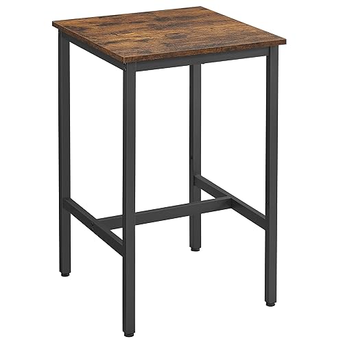 VASAGLE Bar Table, Small Kitchen Dining Table, High Top Pub