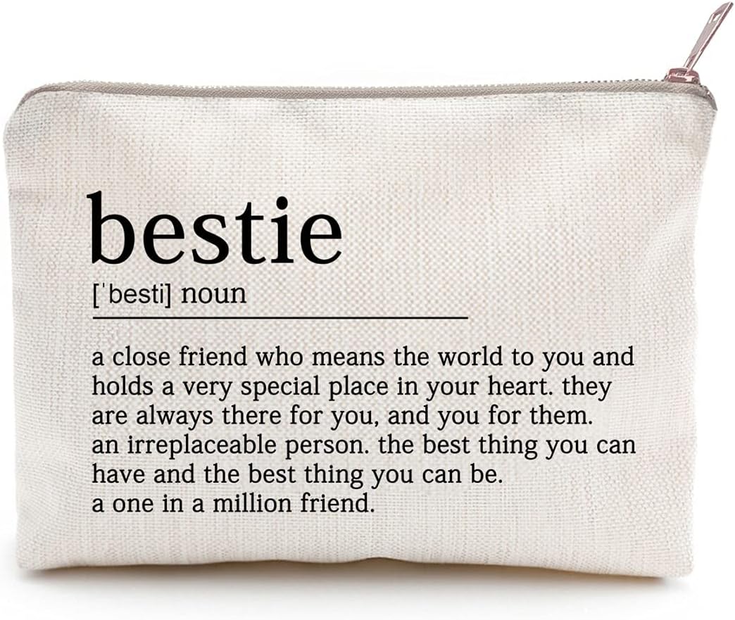 Self Worth Cosmetic Bag with Affirmations