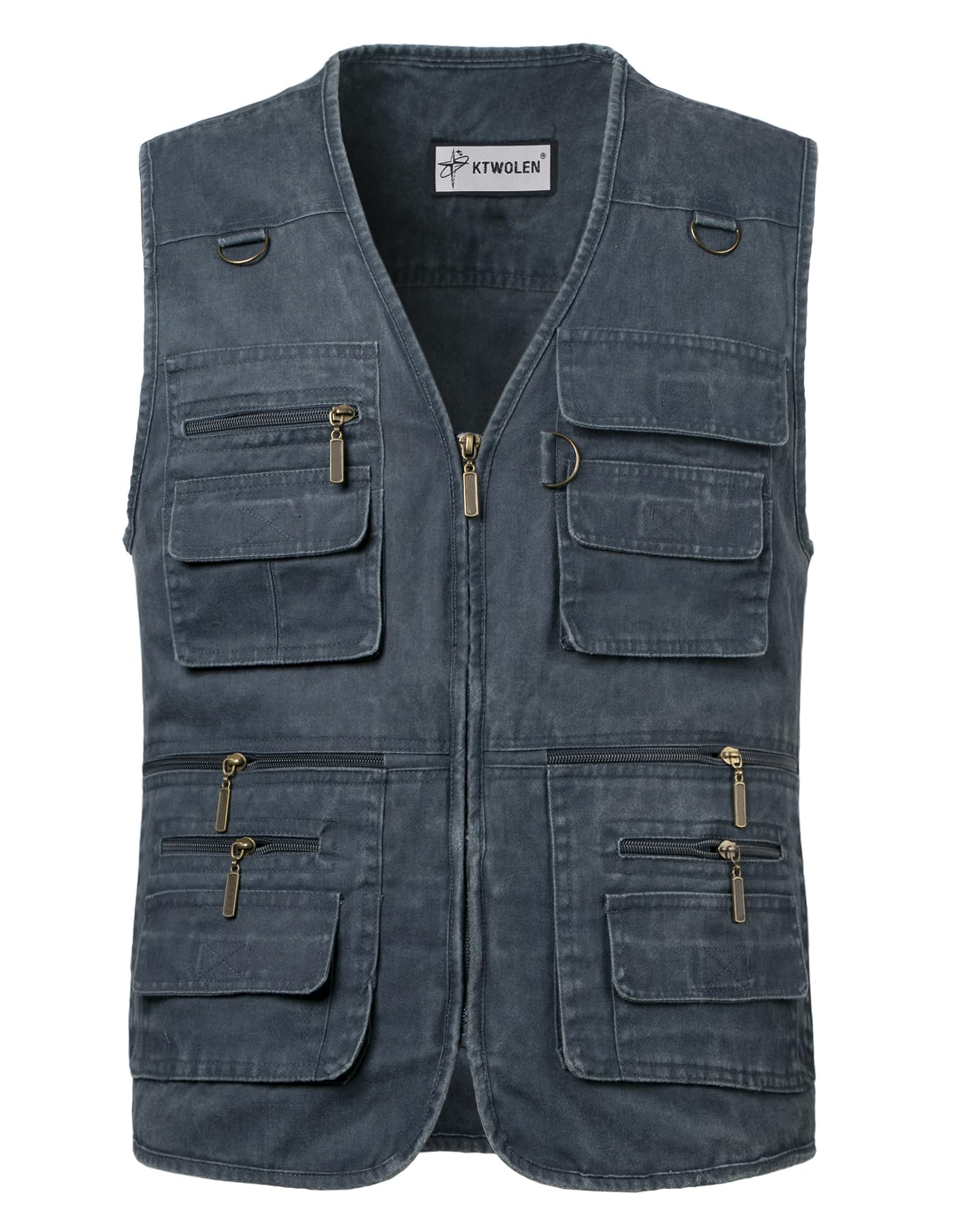 Gilet da Pesca Uomo Gilet da Viaggio Sport Multitasca Giubbino da Lavoro Smanicato Reporter Caccia Gilet da Fotografi Giacche Safari