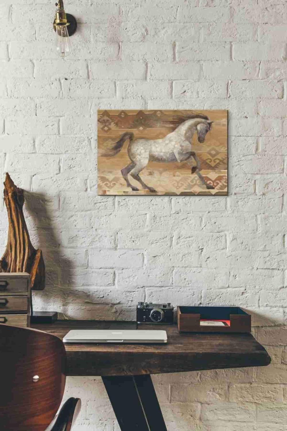 Epic Graffiti 'Grand Entrance Southwest' by Albena Hristova, Canvas Wall Art, 18"x12"