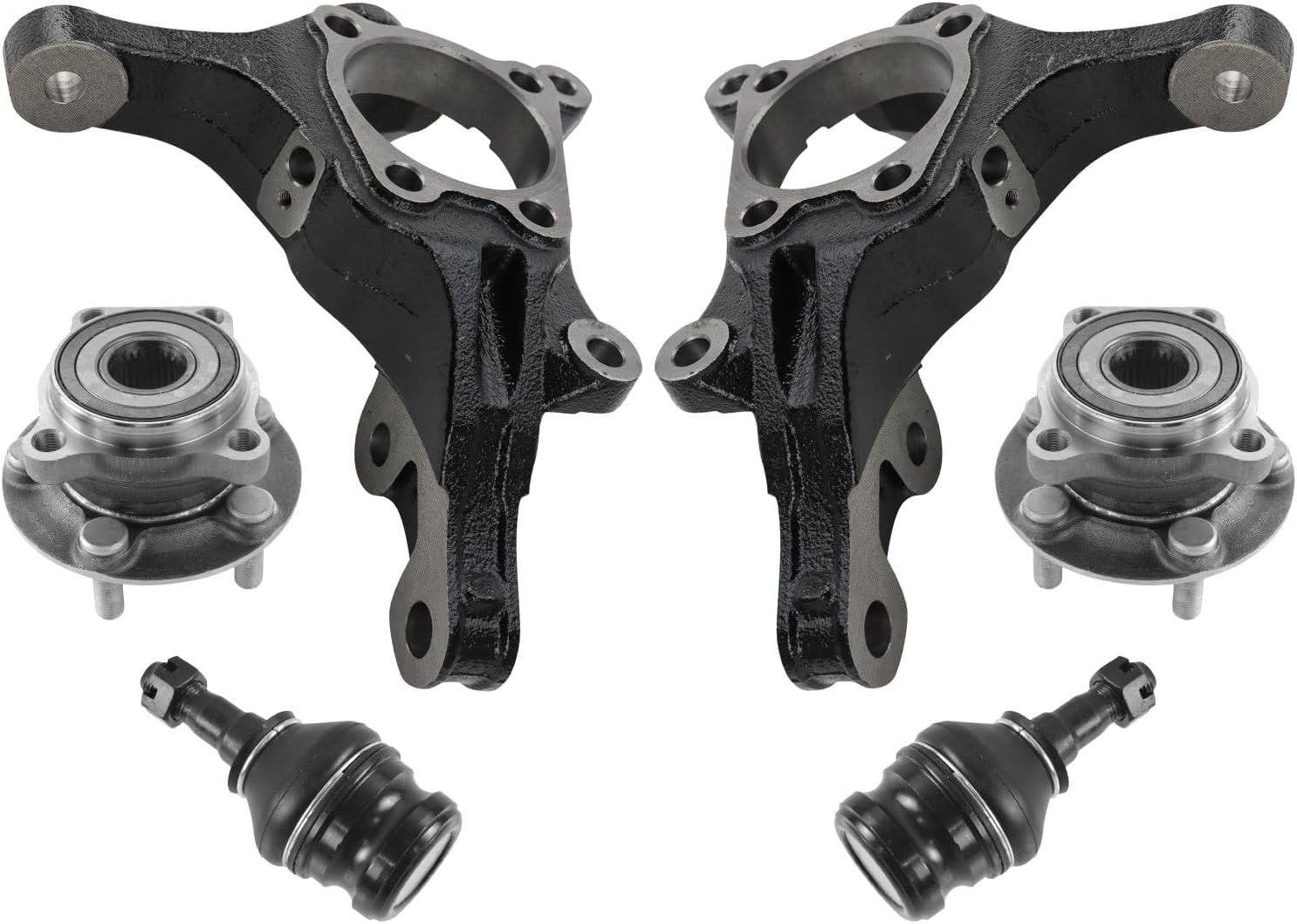 TRQ Front Suspension & Drivetrain Kit Compatible with 2009-2014 Subaru Forester 2012-2014 Impreza 2005-2014 Legacy Outback 2013-2014 XV Crosstrek