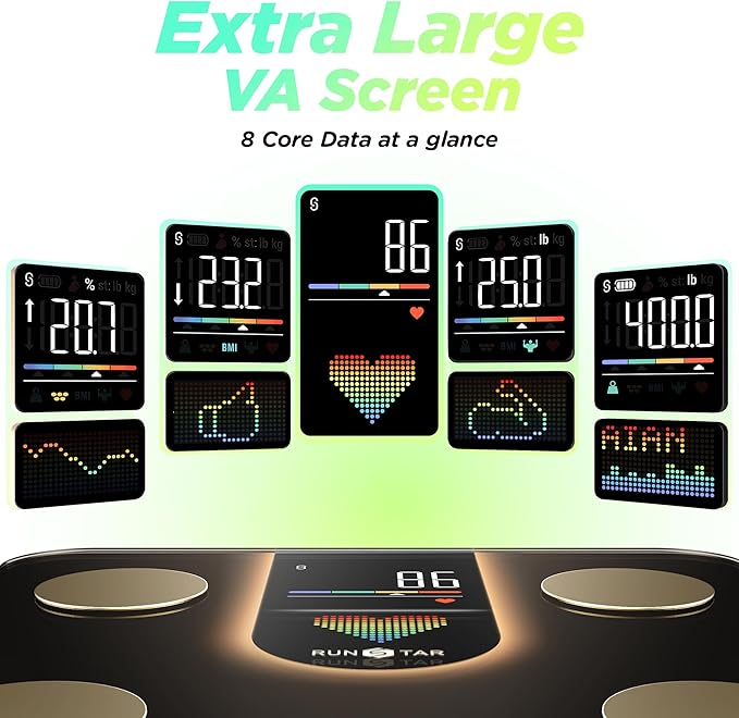 Báscula Corporal Runstar Digital con Pantalla VA App miniatura 2