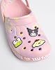 Hello Kitty Clogs Rosas con Personaje para Niñas | Orificios de Ventilación y Correa Trasera Ajustable | Estampado de Mármol con Charms de Personaje 5