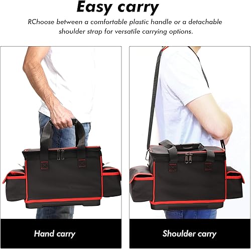 Miniatura 5 de Bolsa de compresor de aire, compatible con inflador Milwaukee M18 2848-20, bomba de aire y cargador de batería para Milwaukee, capacidad para