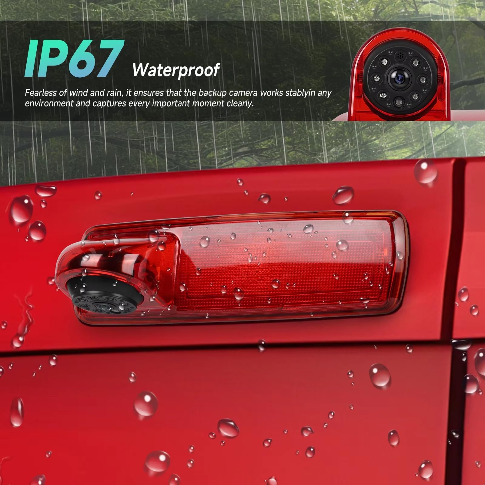 Marcha Atrás Cámara Visión Trasera para Opel para Vivaro 2014 Alta Definición Resistente Agua, Visión Nocturna IR, Visión Trasera Cámara Luz Freno Respaldo