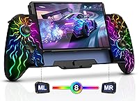 Vista 15 de Spican Switch Controllers for Nintendo Switch/OLED, Full-Size Switch Joy-pad for Better Handheld Mode, Switch Accessories Wireless Pro Controller