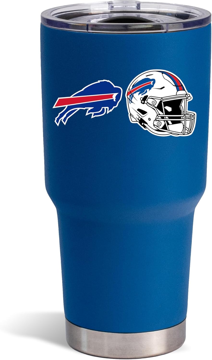 The Memory Company Officially Licensed NFL 30oz Insulated Stainless Steel Tumbler - Double Wall Vacuum Sealed Travel Mug with Built-In Bottle Opener, Leak-Proof Lid, Game Day Essential