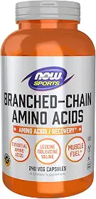 BCAA 800MG (240 caps) - Now Sports