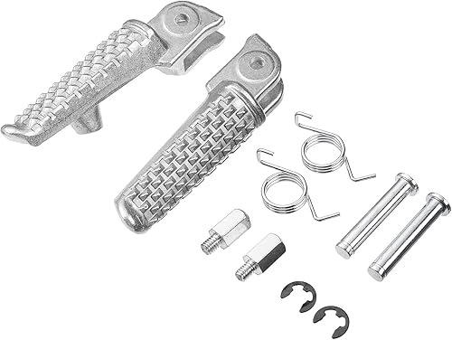Miniatura 29 de Front Foot Pegs Footrests Pedals for Honda CBR 600RR 2003-2023, CBR 1000RR 2004-2023, CB1000R 2008-2023 (Front-White)