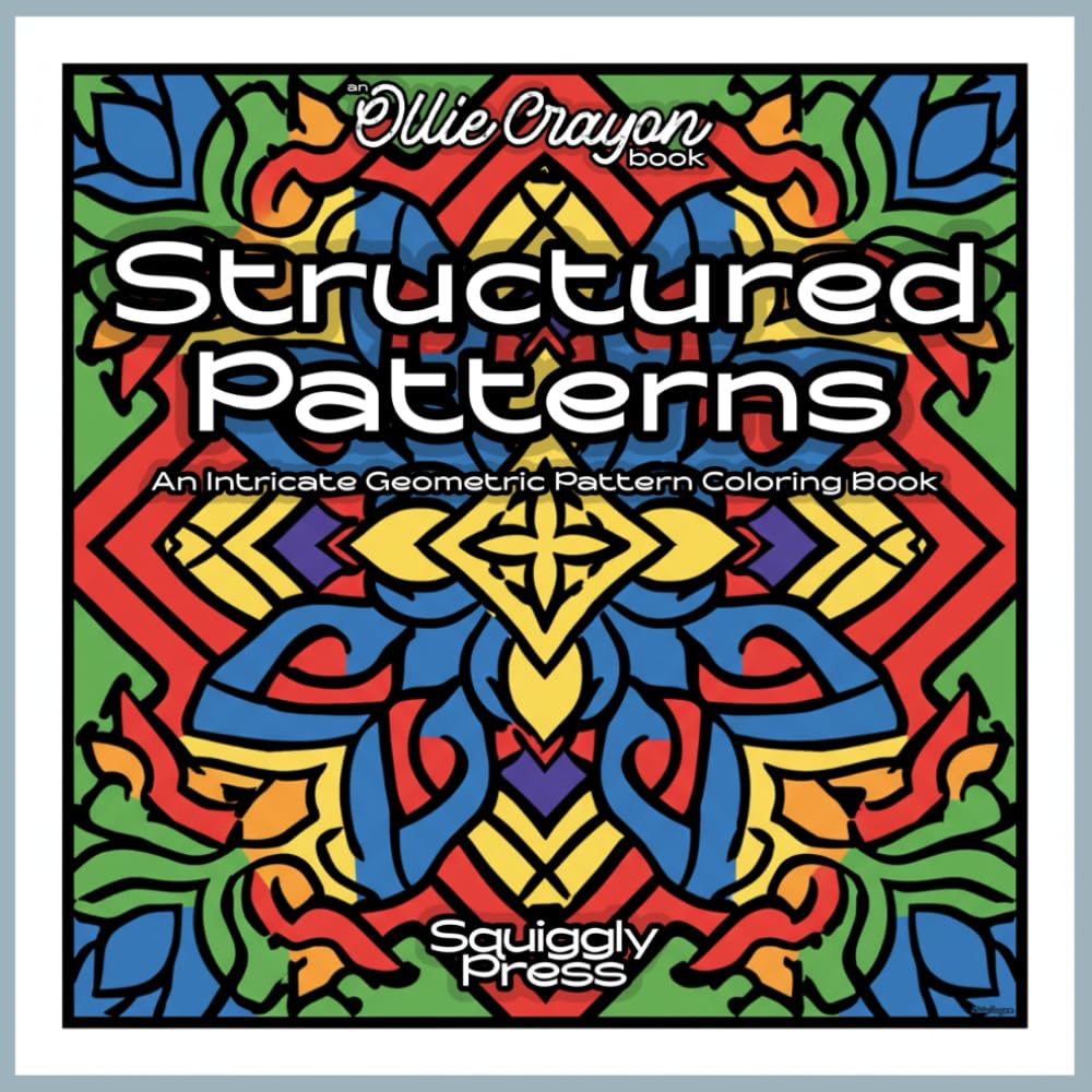 Structured Patterns: An Intricate Geometric Pattern Coloring Book