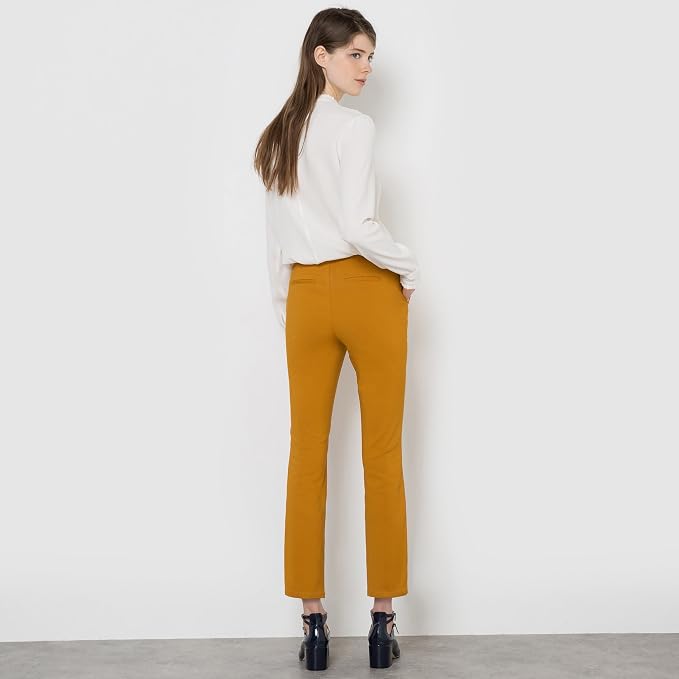 المراسل خطأ هندسة pantalon femme jaune ocre - muradesignco.com