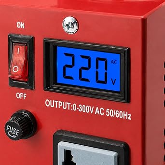 Multi-Functional Variable AC Output Transformer With Pure Copper Coil, Adjustable AC Voltage Transformer (500VA)