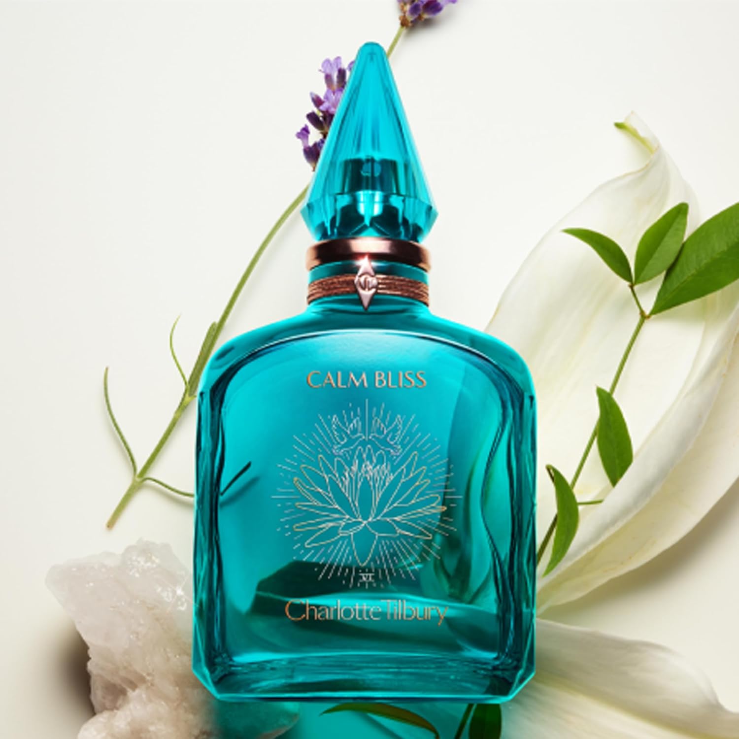 Charlotte Tilbury Calm Bliss Eau De Parfum - Pheromone Enhancing Floral Perfume Enriched with Naturally-Derived Oils - Long-Lasting Scent with Notes of Neroli Oil, Watery Accord & Lavandin Oil - Image 6