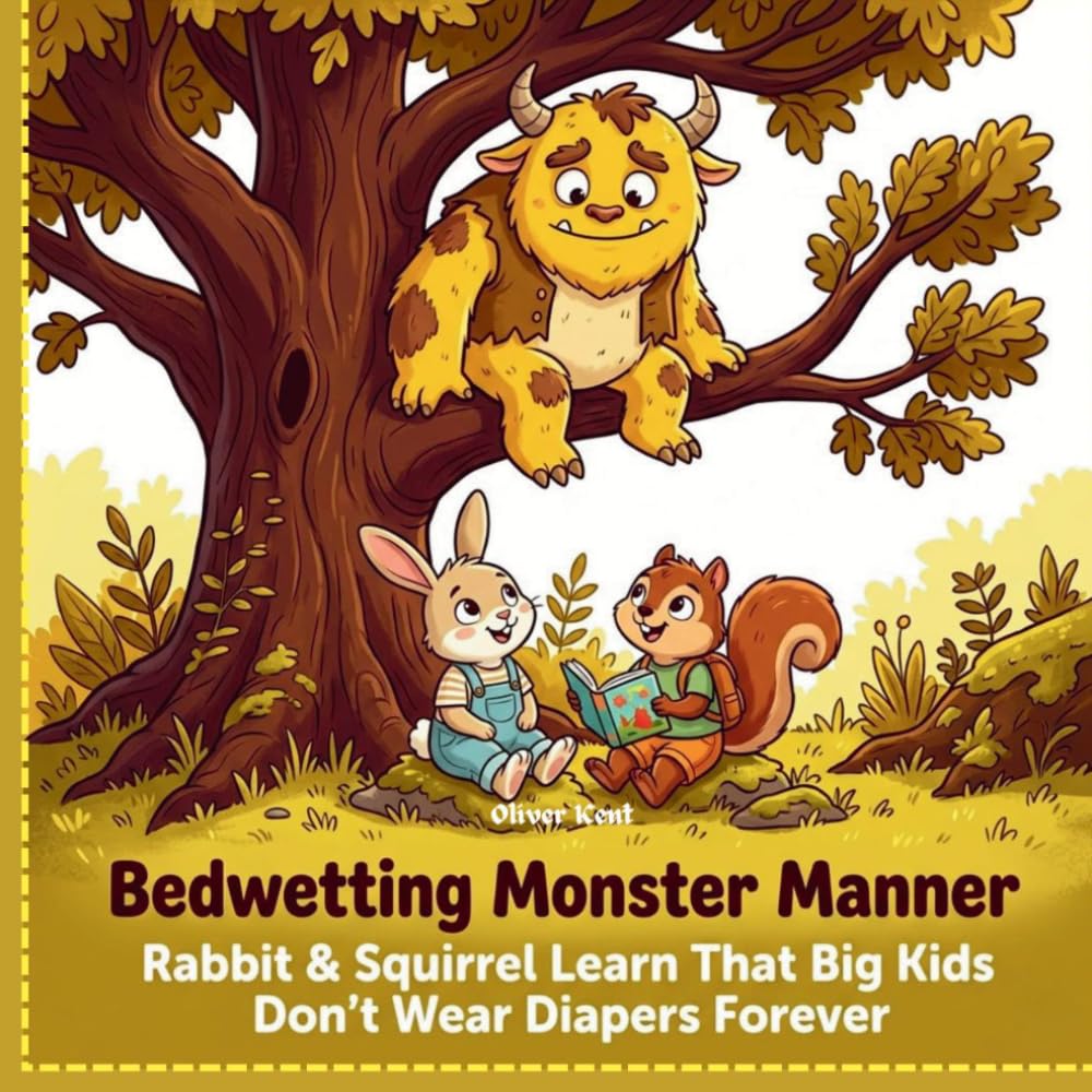 Bedwetting Monster Manner: Rabbit & Squirrel Learn That Big Kids Don’t Wear Diapers Forever: Potty Training & Toilet Independence for Children to Stop ... Squirrel Learn to Say NO to Monster Manners)