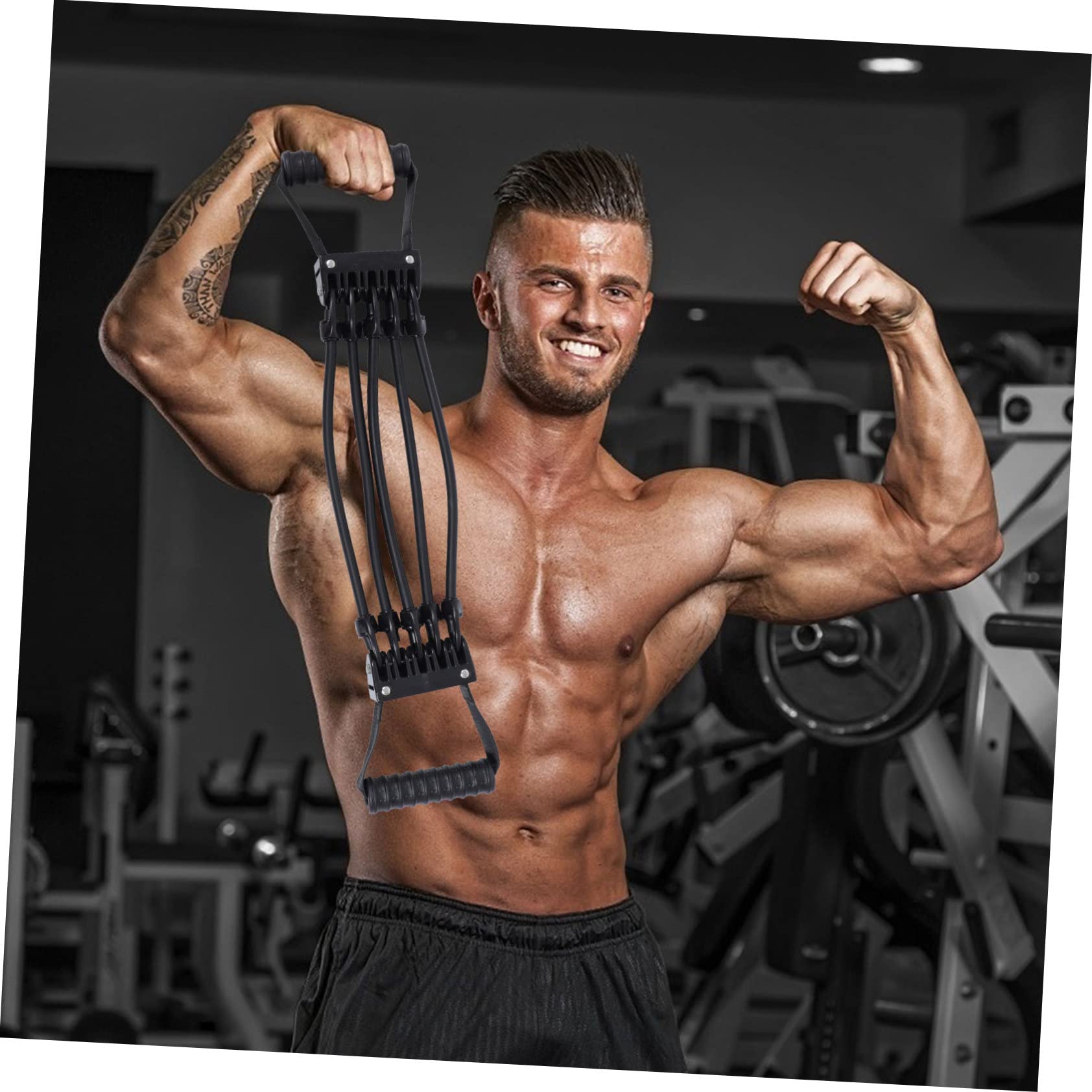 UPKOCH Espansore Toracico Resistente per Allenamento Muscolare Fascia Fitness e Palestra Strumento per Professionisti e Principianti