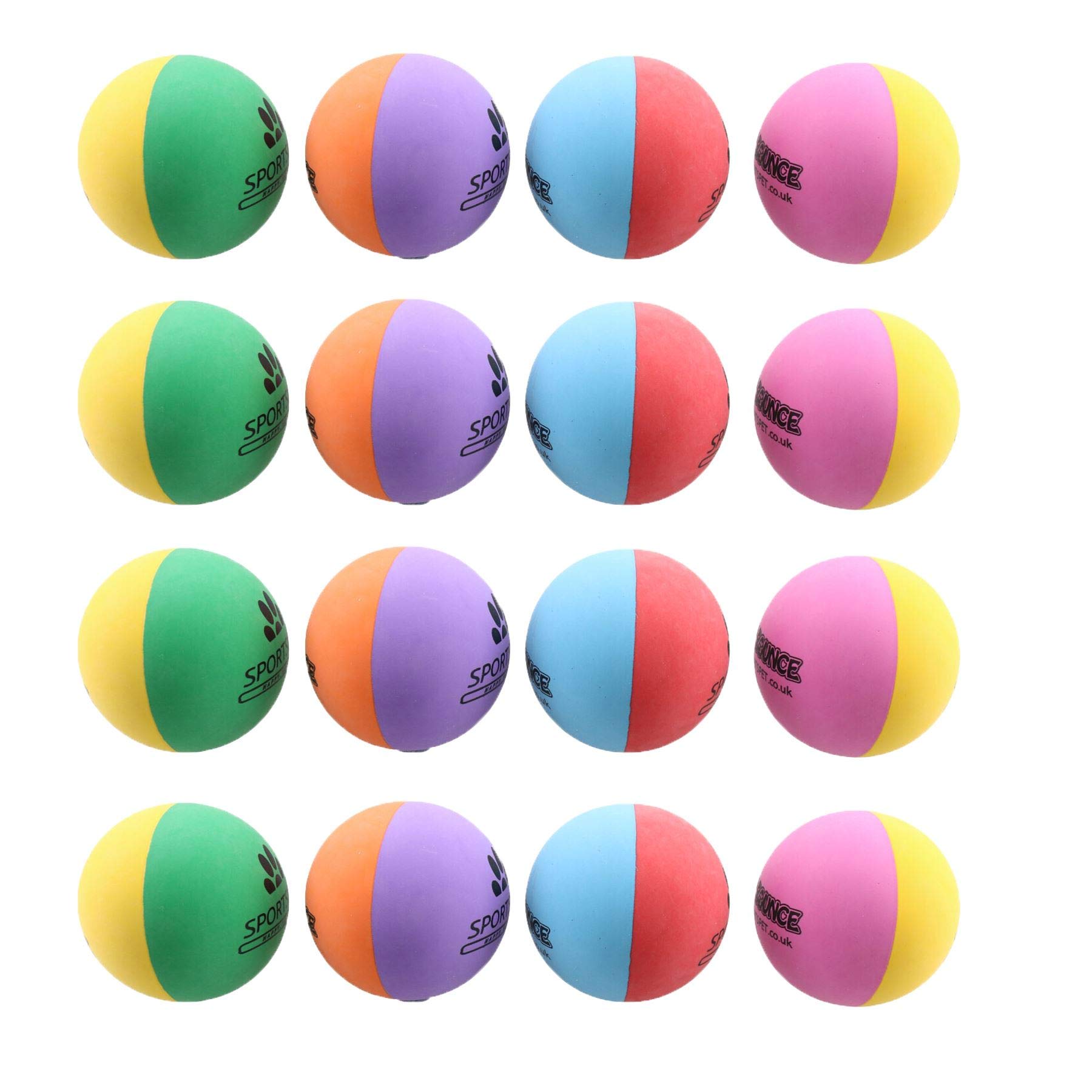 AB Tools - Juego de 4 Pelotas Pequeñas de Goma para Mascotas, Gatos, Cachorros, Perros y Gatos, 4,5 cm