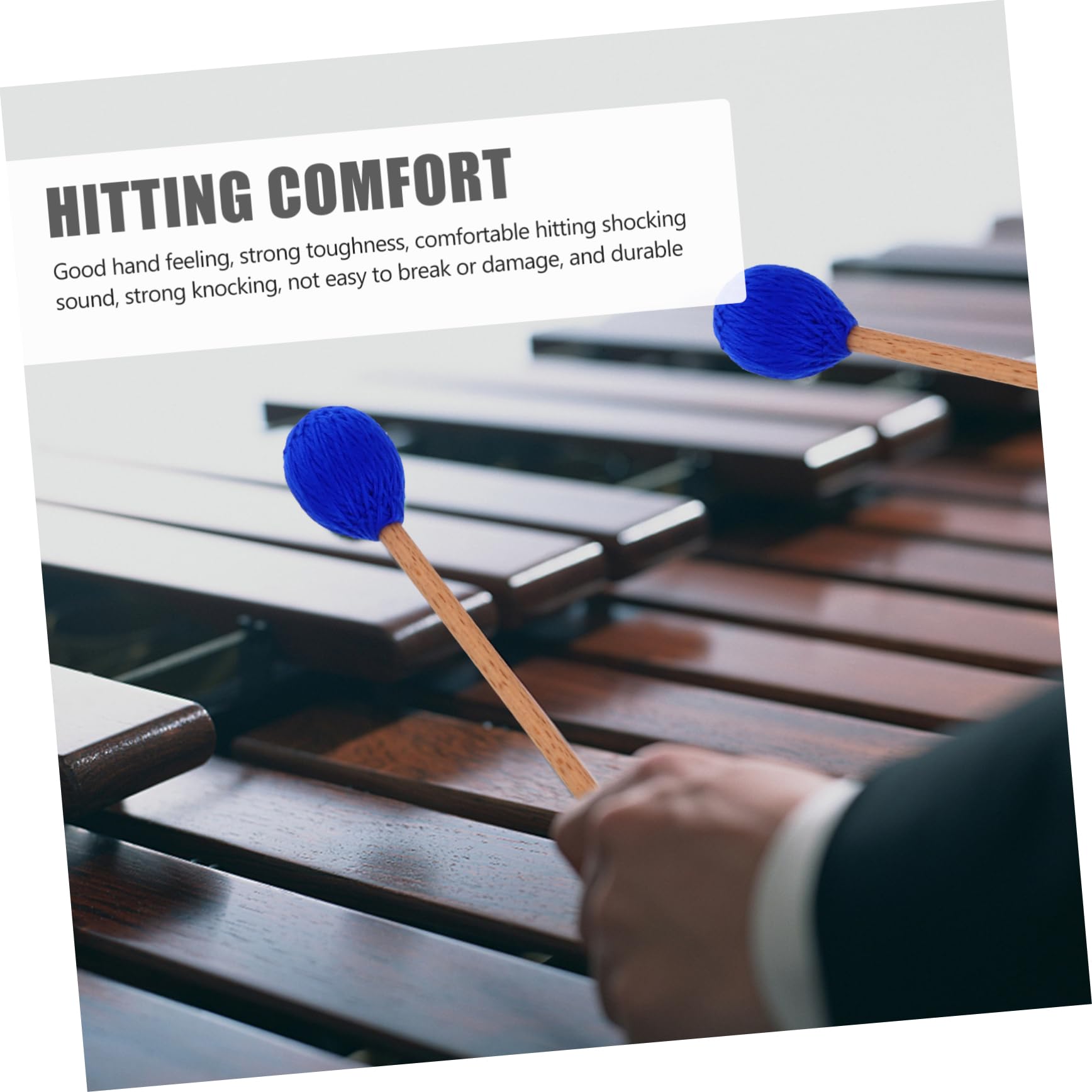 Amosfun 3paare Marimba Schlägel Mit Ahorngriff Mallets Für Xylophon Und Glockenspiel Weiche Runde Kopf-form Für Klaren Für Percussion-instrumente