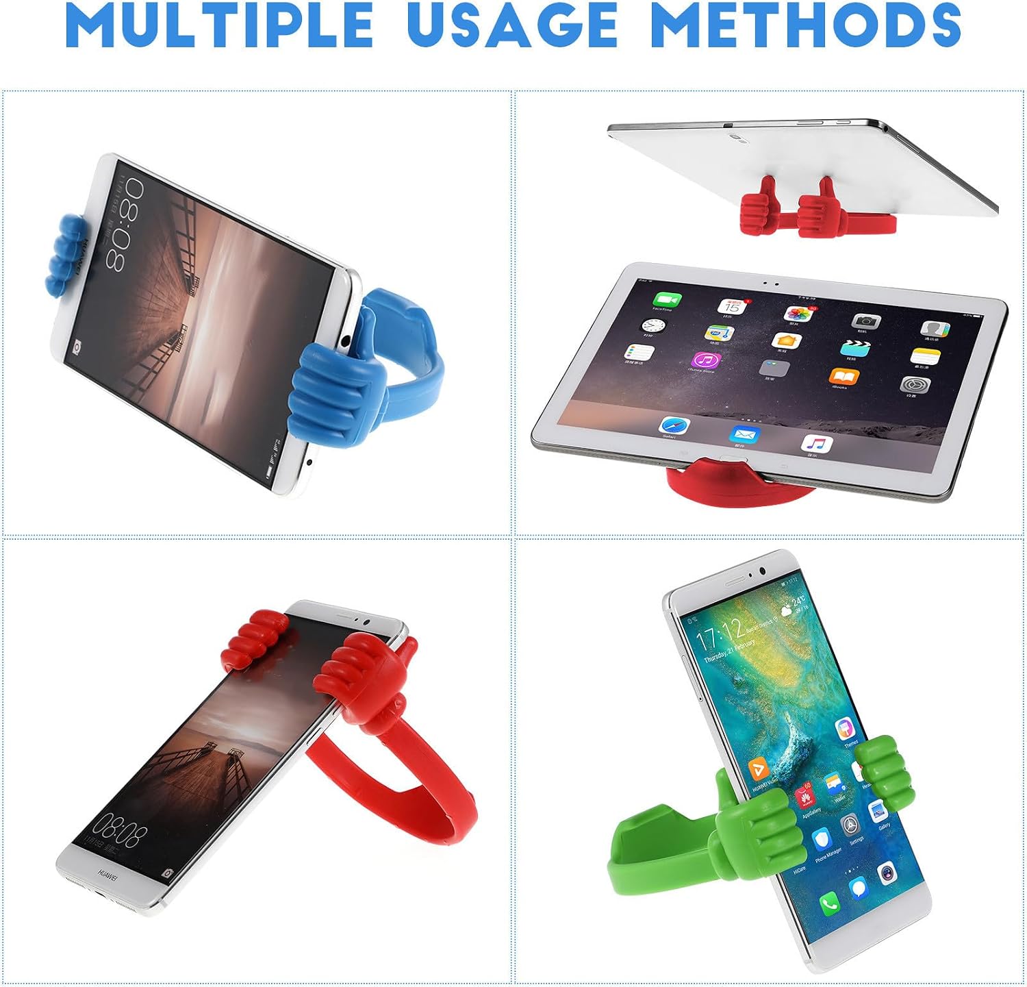 Thumb Gesture Phone Stand 6 Pack PP Creative Mobile Holder for Travel image 3