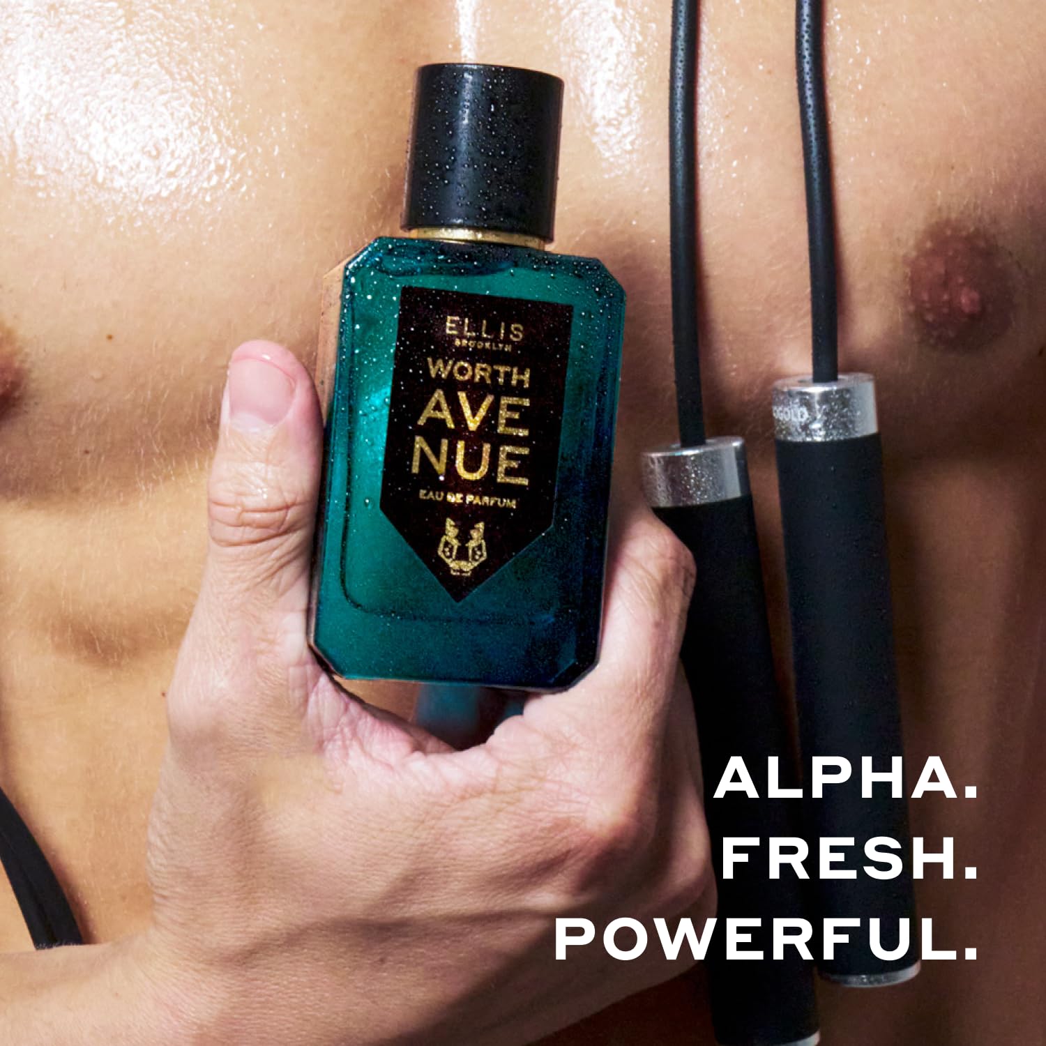 Ellis Brooklyn WORTH AVENUE Eau de Parfum, Fresh Fragrance for Men with Lavender Suede, Cardamom, Angelica Seed & Ambrox Super, Vegan,Cruelty-Free, Sustainable Ingredients – 50ml/1.7 fl oz