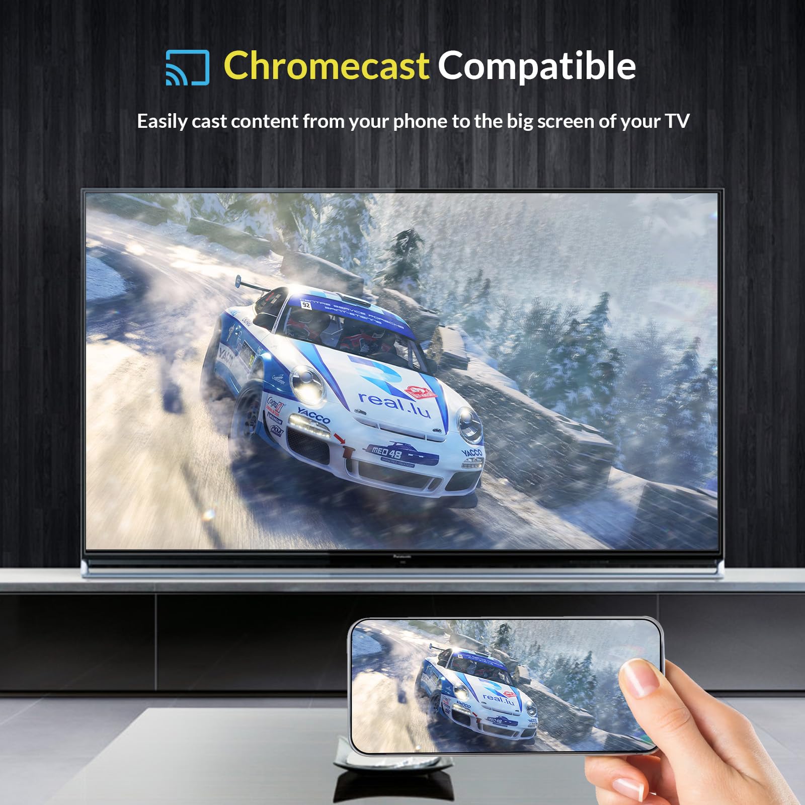 Kinhank G1 Android TV 14.0 Boxes 4K, Smart TV Box Compatible with Google and Netflix Certified,4GB+32GB Box Android 2025 Compatible Dolb Visio·Digtal+,DTS X,HDR10+,WiFi 6 BT 5.0,AV1,Voice Assistant