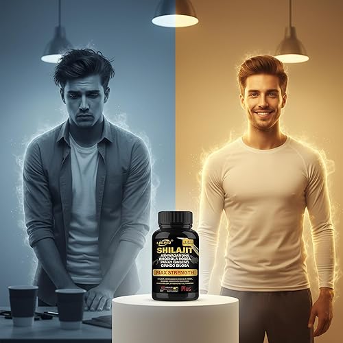 Miniatura 8 de Shilajit Cápsulas para hombres, 8 en 1, con Shilajit 18000 mg, Ashwagandha, Ginseng, Ginkgo, Rhodiola, Cordiceps, Suplemento de energía natural y