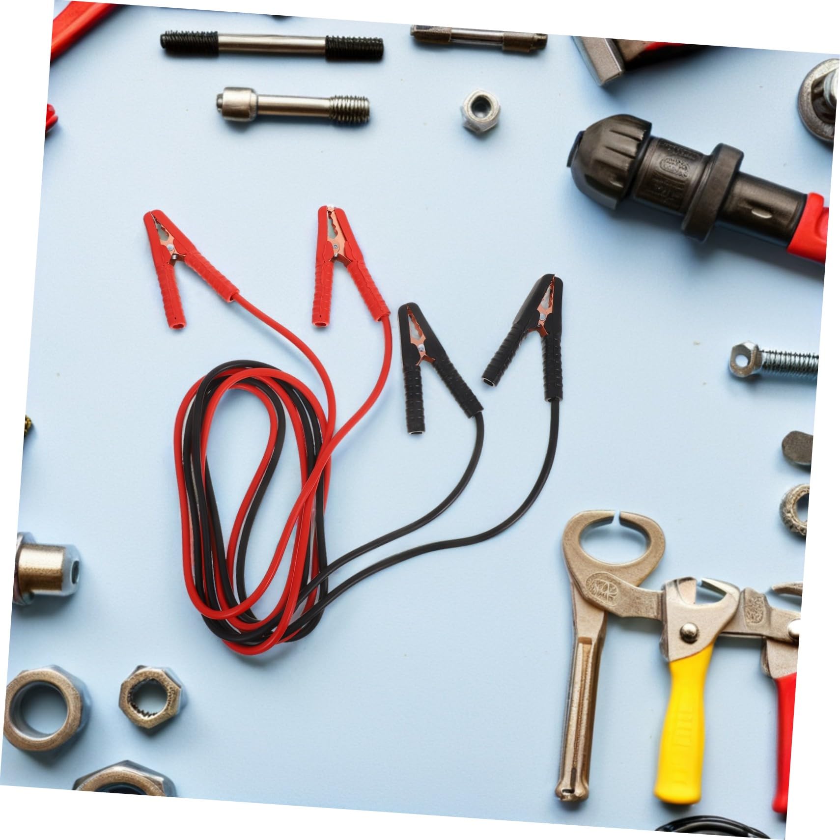 Cabilock Cavi di Avviamento per Auto Camion e Impieghi Gravosi Cavi per Batteria Morsetti Isolati Connettore per Batteria Auto Trasferimento Potenza Rapido Design Portatile (3 Metri)
