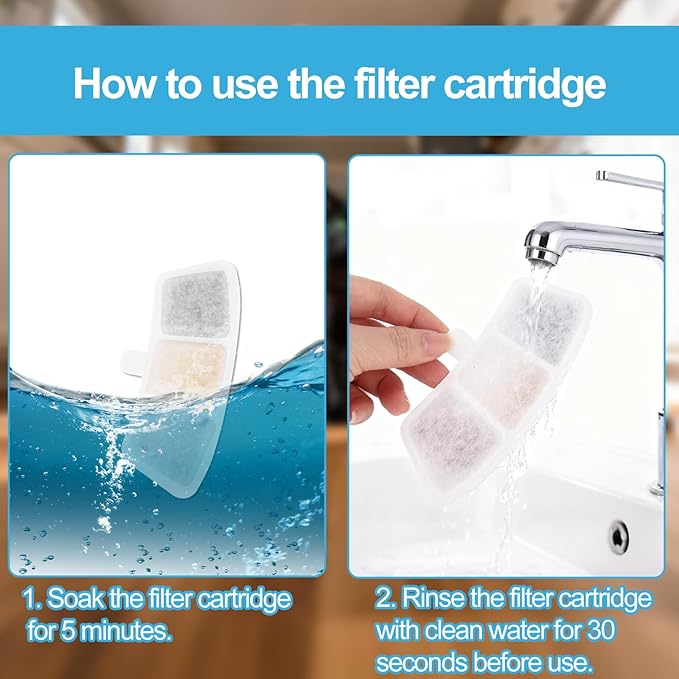 18 Filtros para Fuente de Agua para Gatos, Compatible con Oneisall PW04 miniatura 5