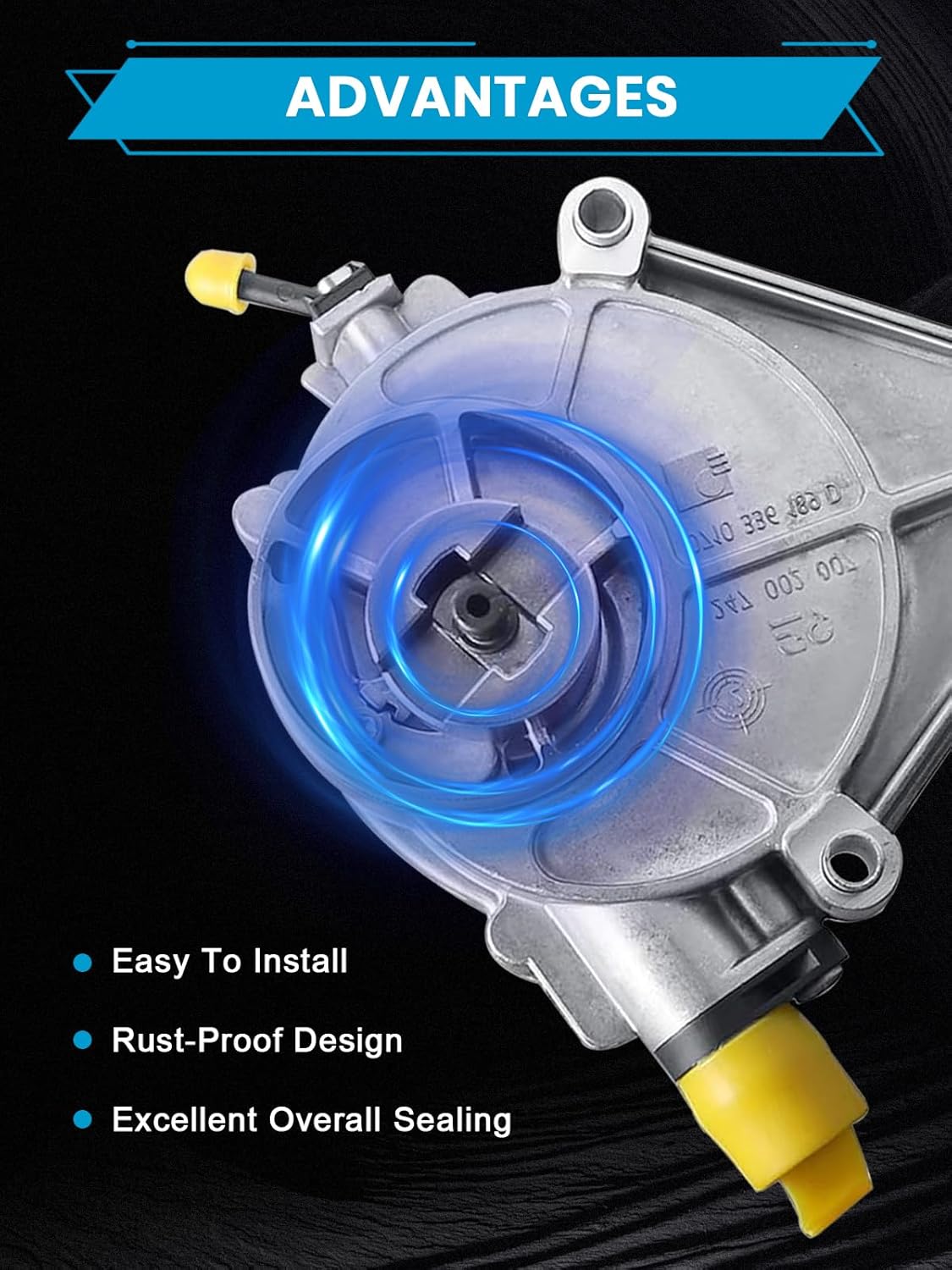 11667640279 Brake Vacuum Pump L4 2.0L 2012 2013 2014 2015 2016 for BMW 320I 328I Xdrive 528I Xdrive X1 X3 Z4 F10 F20 F21 F25 F30 E84 E89 1166764027901