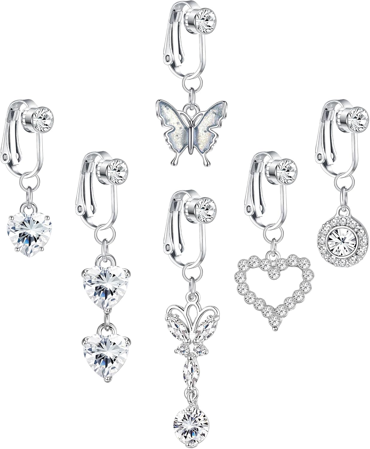 Piercing Ombelico Con Cerniera In Acciaio Chirurgico E Zirconia - Per Un Look Alla Moda - Foto 13