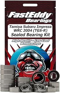 FastEddy Bearings Compatible with Tamiya Subaru Impreza WRC 2004 XBG (TGS-R) Sealed Bearing Kit