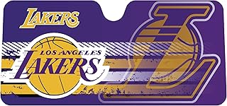 FANMATS 30588 NBA Los Angeles Lakers Windshield Sun Auto Shade, Sun Shield Sun Visor | Accordion tri-fold for Storage | 59