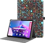 Universal 9",9.7",10.1",10.2",10.5",10.9",11" inch Tablet Case,Multi-Viewing Angels Case with Handstrap&Pocket for TABWEE T80/T90/Higrace 10/Hasskya/UMIDIGI-Black