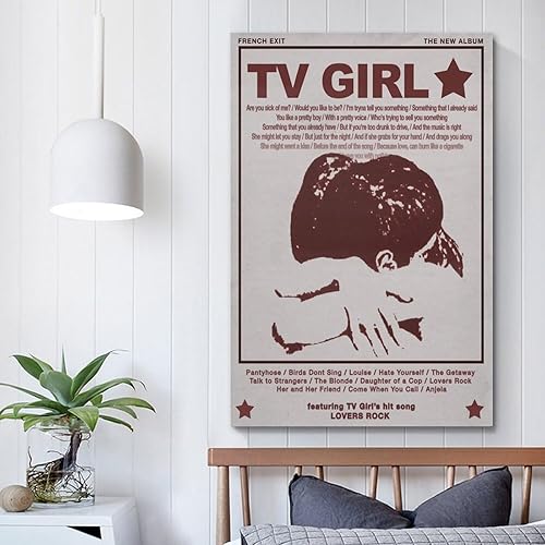 Miniatura 5 de Póster de TV Girl - Póster impreso en lienzo para pared, pintura de álbum, decoración de regalo, decoración del hogar, dormitorio, oficina, 08 x 12