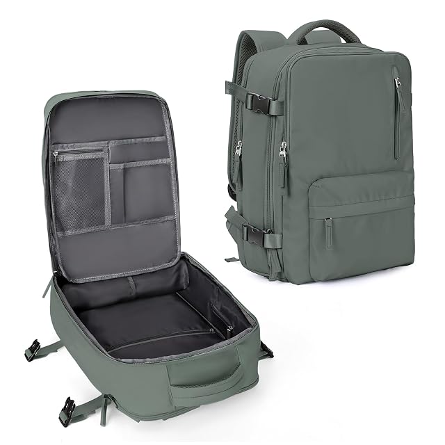 WONHOX Large Travel Backpack Carry on Flight Approved Laptop Work Business Backpack for Women Men Mochila de Viaje