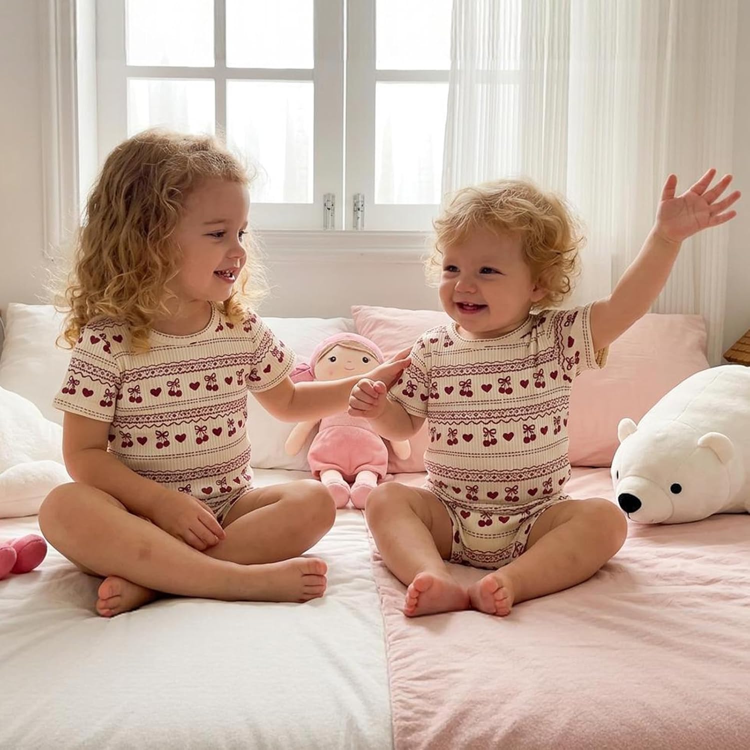Newborn Infant Toddler Baby Girls Clothes Romper Shorts Set Outfit