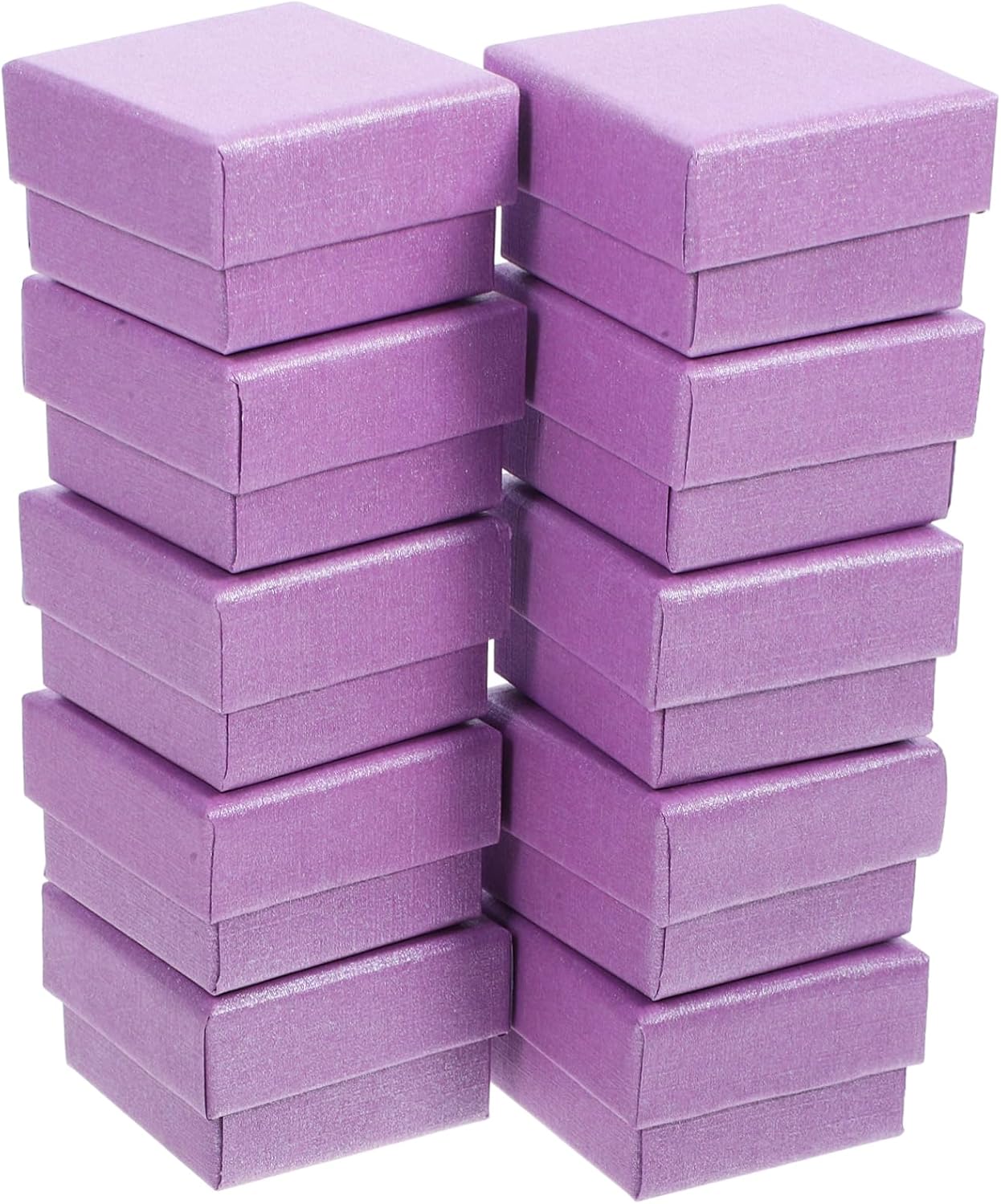 Holibanna 10pcs Purple Jewelry Gift Boxes for Earrings and Rings