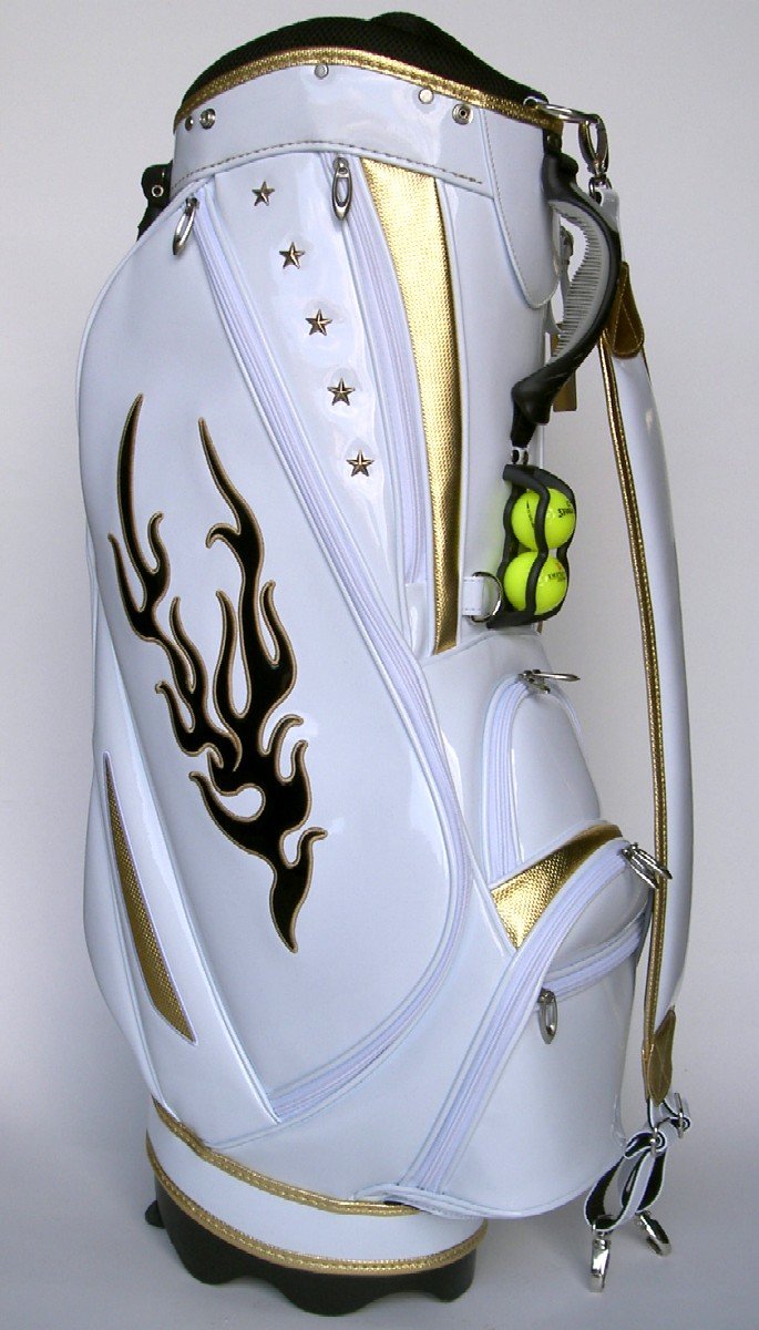 Amazon | 【スタンド式】オリジナルキャディバッグ FIREモデル