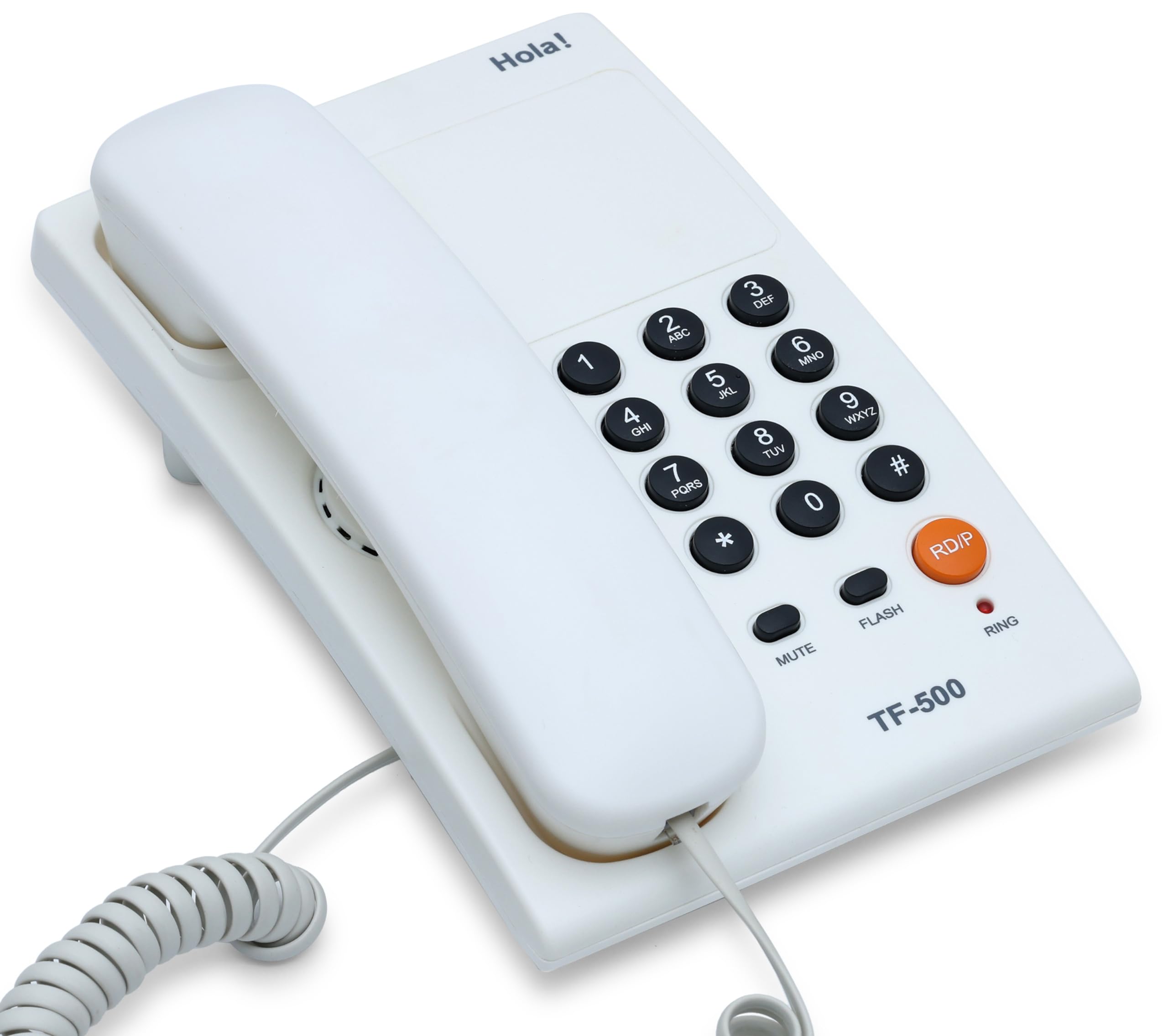 Hola TF 500 White Basic Corded Phone with Tone/Pulse, Wall/Desk mountable, Pulse/Tone dial-image-30