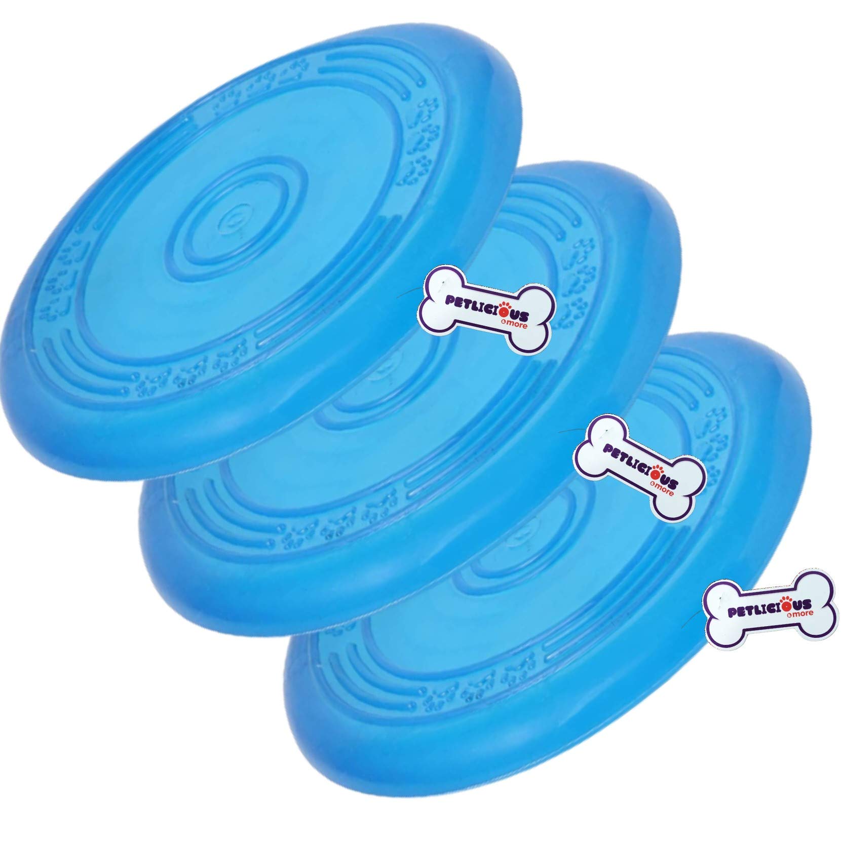 PETLICIOUS & MORE Pet Frisbee, Dog Flying Disc, Dog Chew Toy - Best Soft Silicone Flying Disc - Dog Toy for Your Puppies (Color May Vary) - Pack of 3 (B07XX8ZZ27) Amazon Price History, Amazon Price Tracker