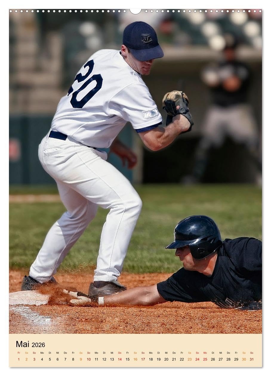 Baseball Power (hochwertiger Premium Wandkalender 2026 DIN A2 hoch), Kunstdruck in Hochglanz: Baseball, Teamsport der Extra-Klasse - beeindruckende ... spektakulären Sportart. (CALVENDO Sport)