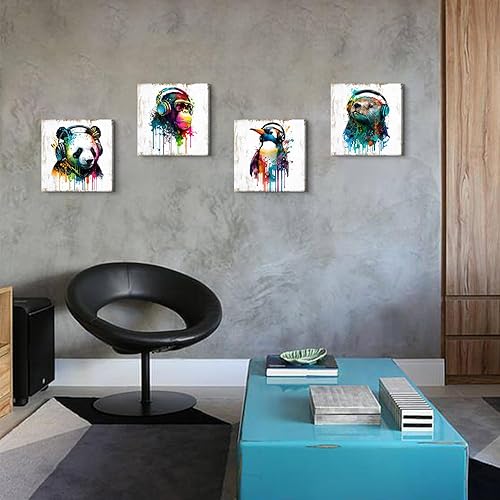 Miniatura 75 de Arte de pared de naturaleza con plantas verdes, decoración de pared de hojas botánicas tropicales, impresiones en lienzo para dormitorio, Hoja