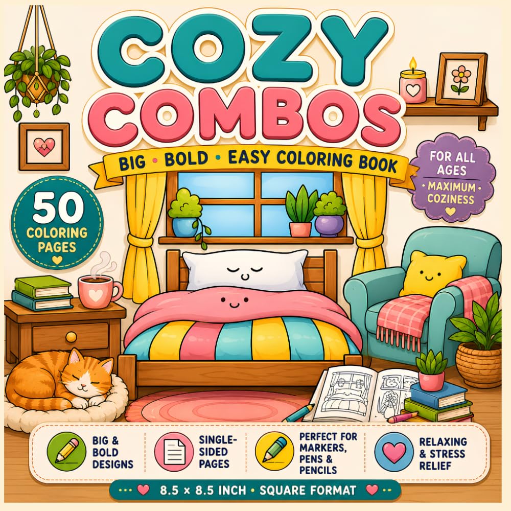 Cozy Combos Coloring Book