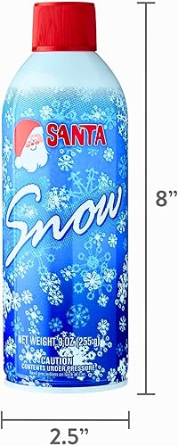 Miniatura 4 de Santa Snow Spray Paquete de 2 latas de aerosol de 9 onzas