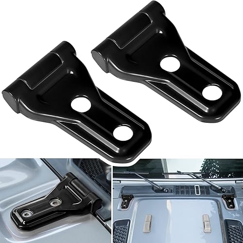 Cubierta de bisagra del capó del motor delantero, accesorios exteriores de decoración para Jeep Wrangler JL JLU Unlimited Sports Freedom Sahara